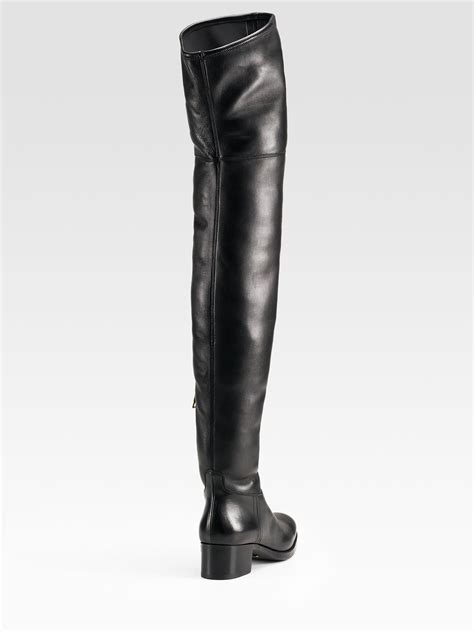 prada boots sale|prada thigh high boots.